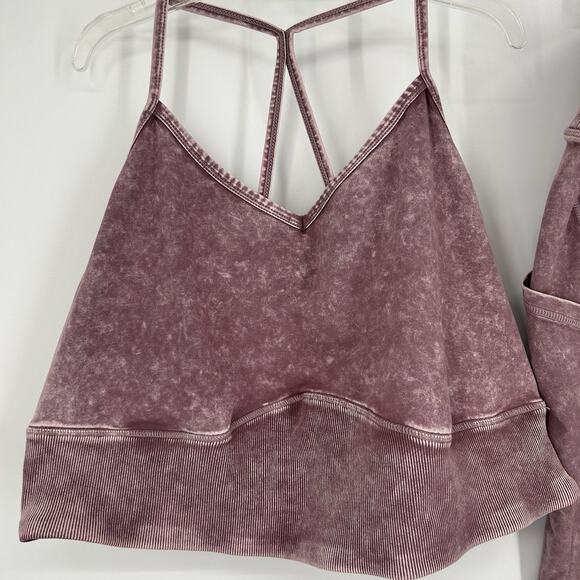 Torrid Active Pink Set Low Impact Long Line Sports Bra Biker Shorts 9" Inseam 4X - Picture 3 of 9